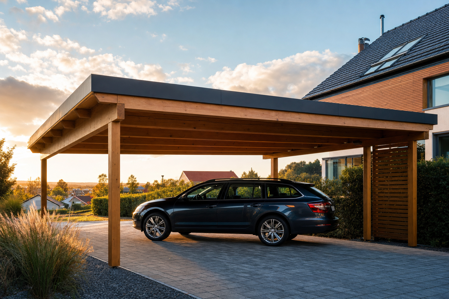 Carport mit EPDM-Dachfolie abdichten