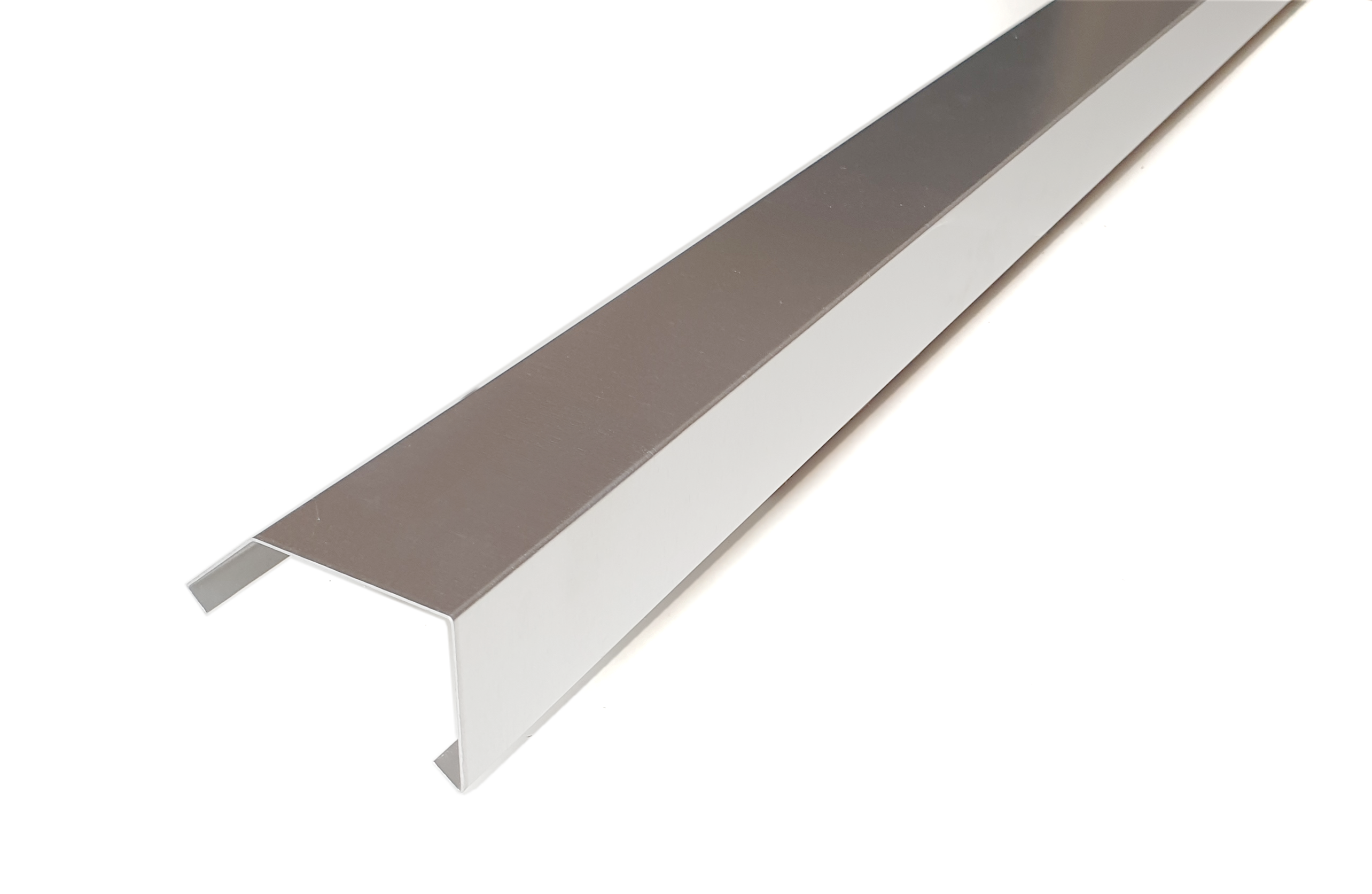 Dachrandprofil Klick aluminium blank