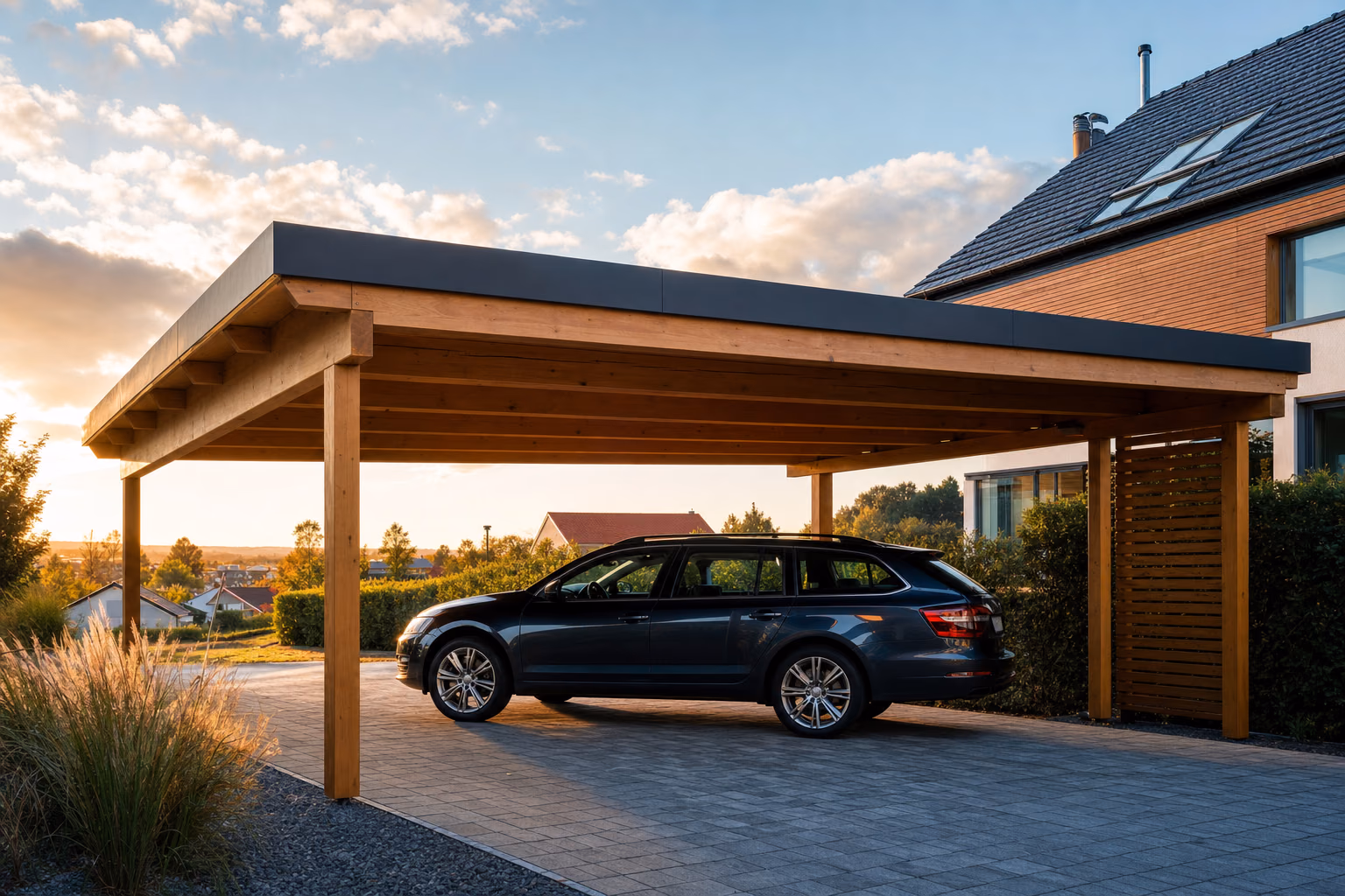 Carport mit EPDM-Dachfolie abdichten