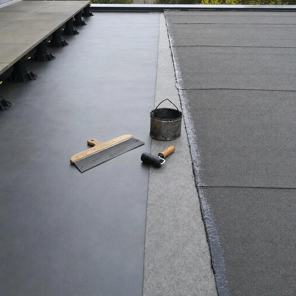 EPDM oder Bitumen: Vergleich EPDM-Bahnen und Bitumen auf einem Flachdach