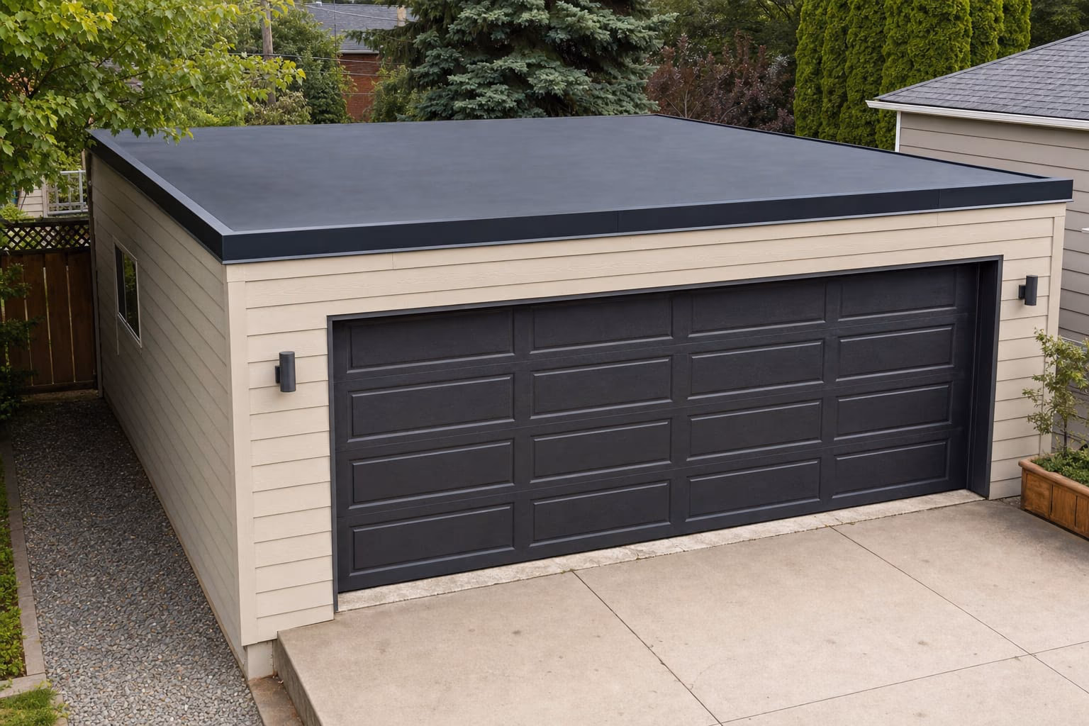 EPDM Dachfolie fürs Garagendach – dicht & langlebig