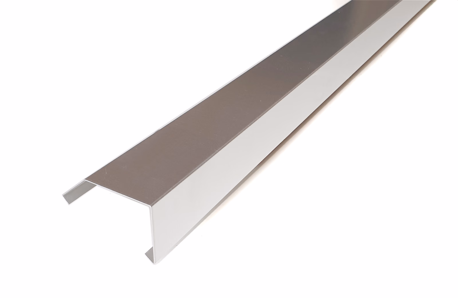 Dachrandprofil Klick aluminium blank
